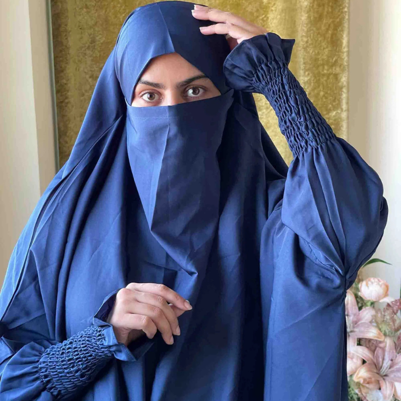 Modest & Elegant 3-Piece Jilbab Abaya Set | Design Code - #AS- JB0007