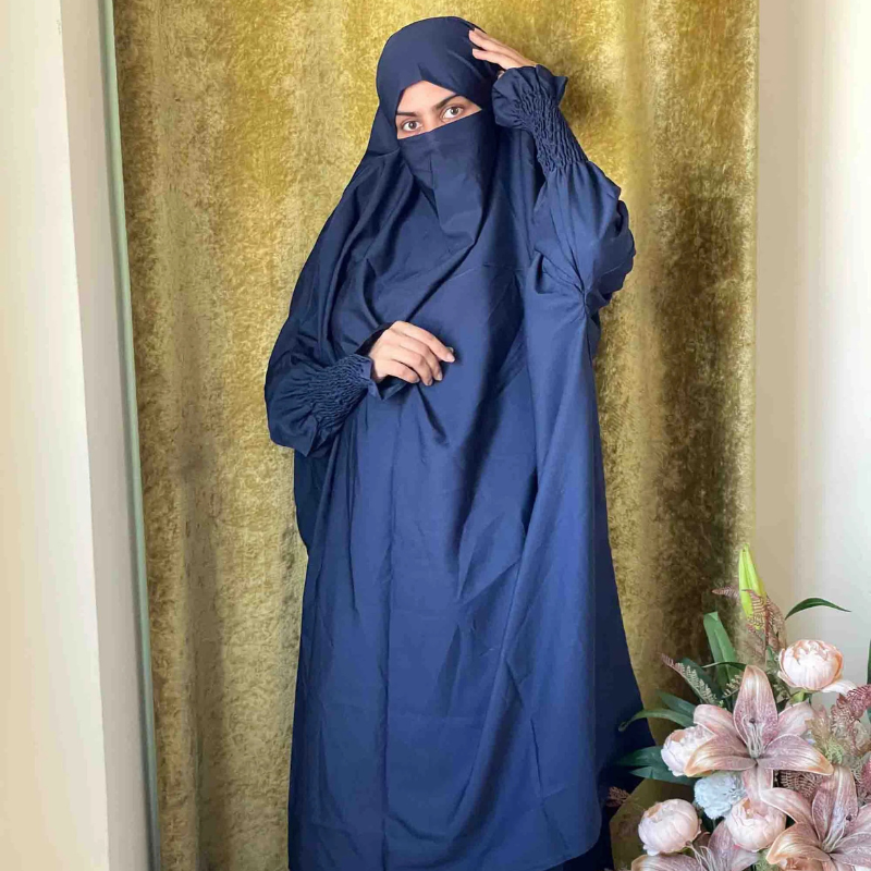 Modest & Elegant 3-Piece Jilbab Abaya Set | Design Code - #AS- JB0007