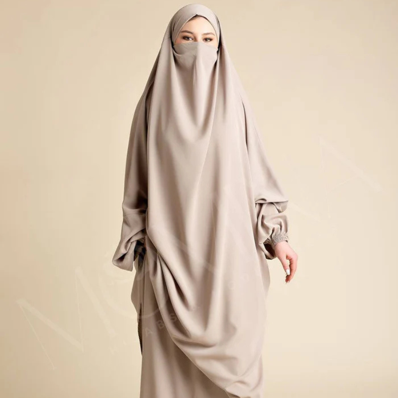 Modest & Elegant 3-Piece Jilbab Abaya Set | Design Code - #AS- JB0008