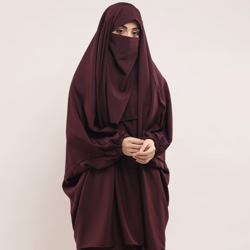 Modest & Elegant 3-Piece Jilbab Abaya Set | Design Code - #AS- JB0014