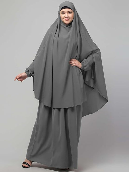 Modest & Elegant 3-Piece Jilbab Abaya Set | Design Code - #AS- JB0013