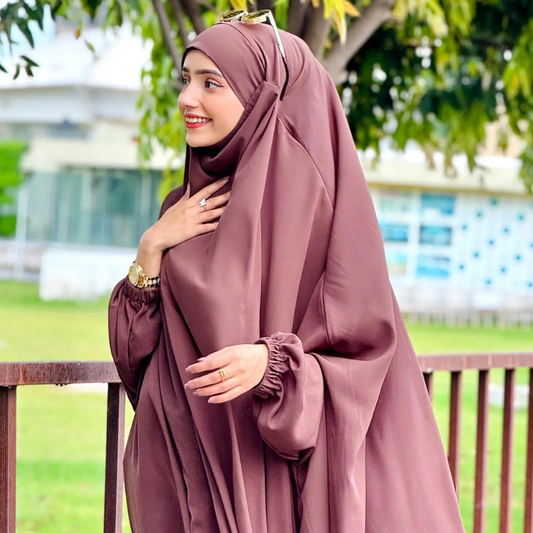 Modest & Elegant 3-Piece Jilbab Abaya Set | Design Code - #AS- JB0004