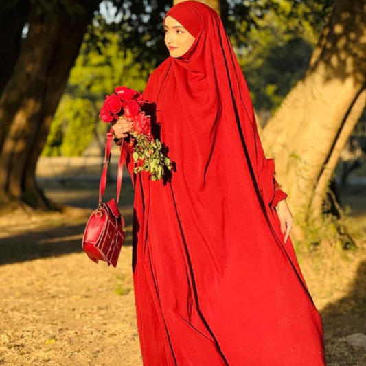 Modest & Elegant 3-Piece Jilbab Abaya Set | Design Code - #AS- JB0005
