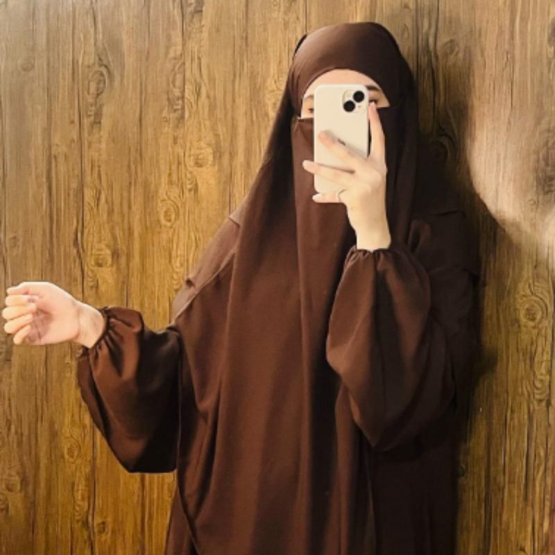 Modest & Elegant 3-Piece Jilbab Abaya Set | Design Code - #AS- JB0012